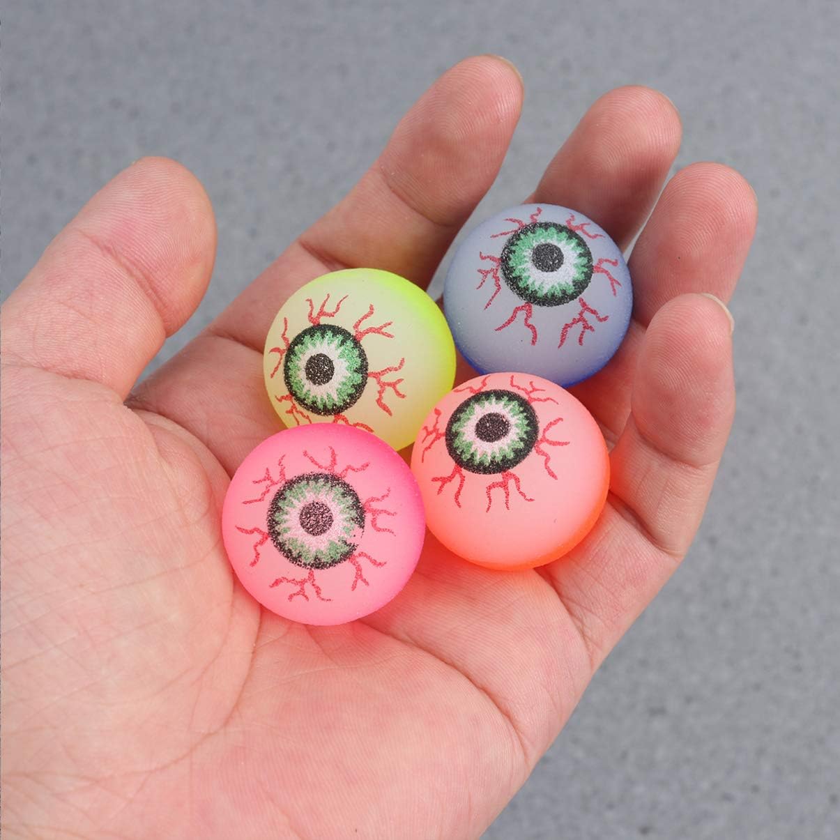 Didiseaon 30Pcs Halloween Bouncy Eye Balls