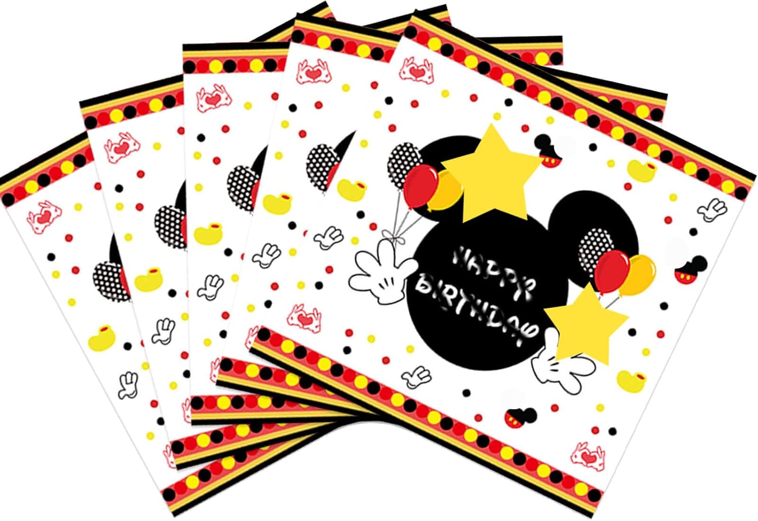 117 Pcs Cartoon 2nd Birthday Party Decor Kit