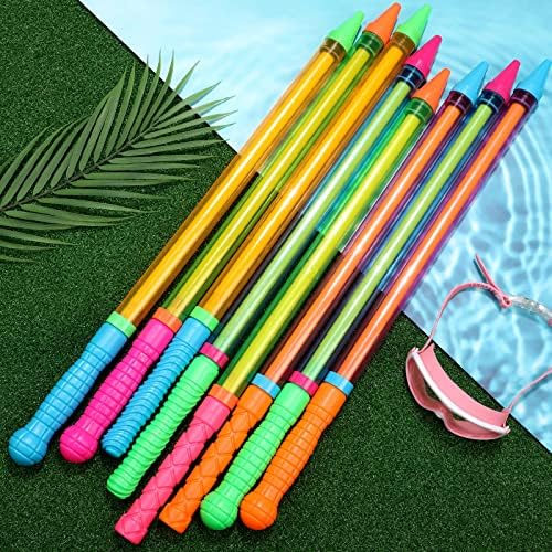 Wettarn 48 Pcs Crayon Water Guns for Summer Fun