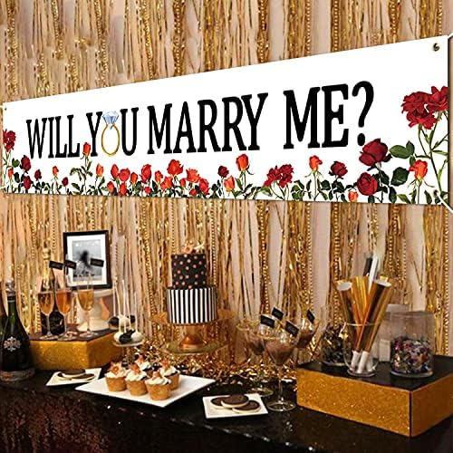Proposal Banner Will You Marry Me 6ft