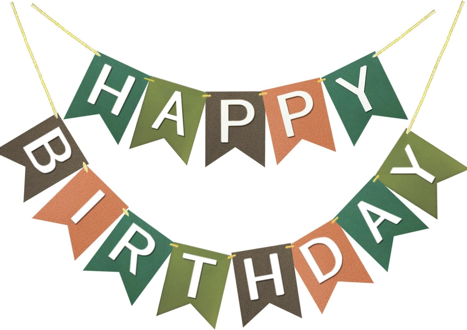 Letjolt Happy Birthday Banner Garland Decorations 13pcs