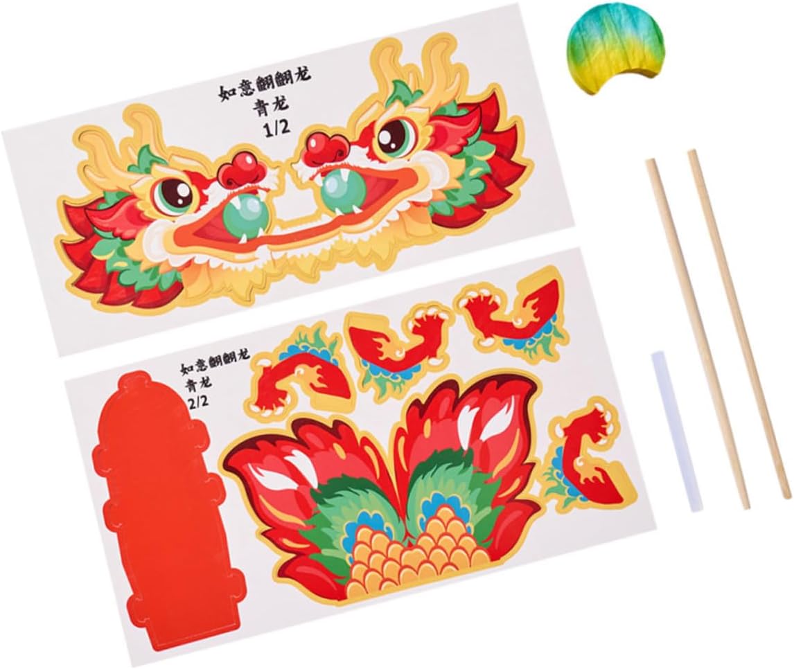BCOATH Chinese Dragon DIY Craft Kit for Kids