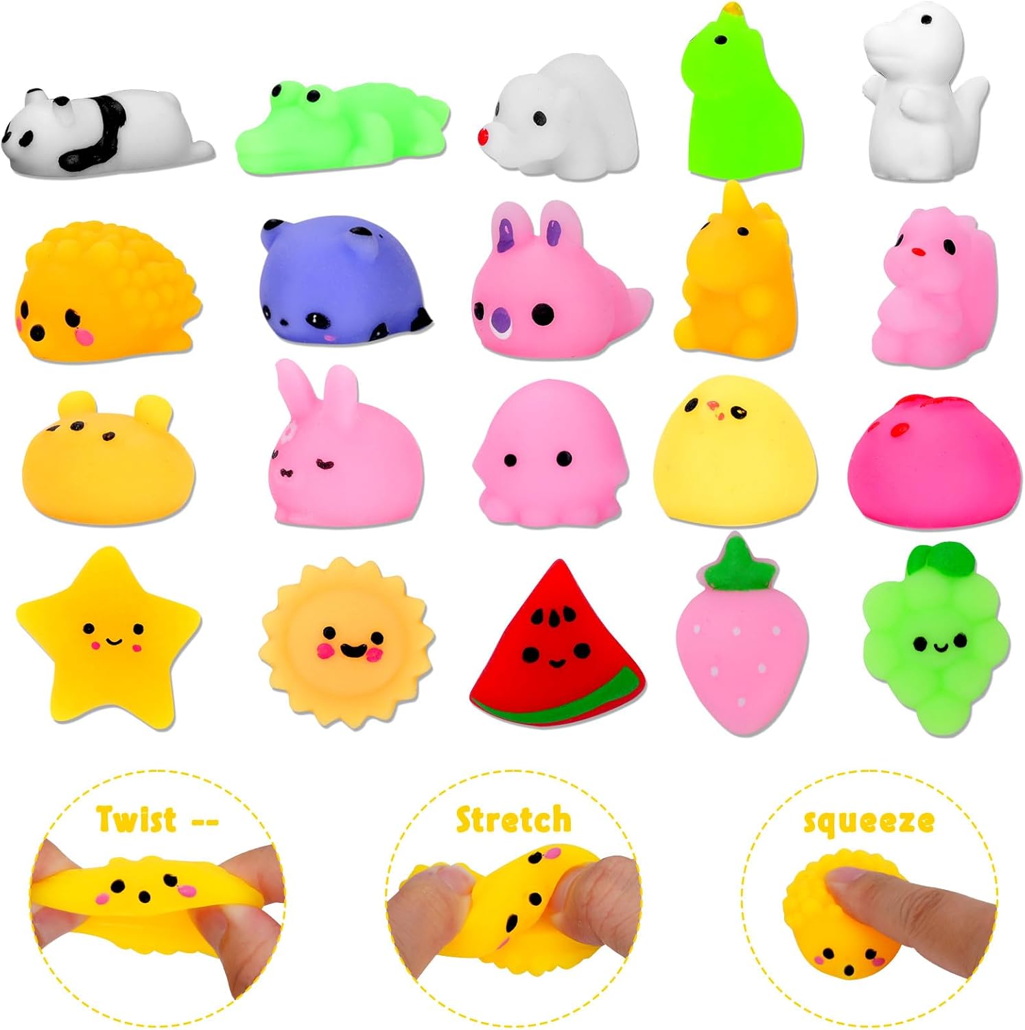 120 Piece Pop Party Favor Toy Set for Kids 3-12
