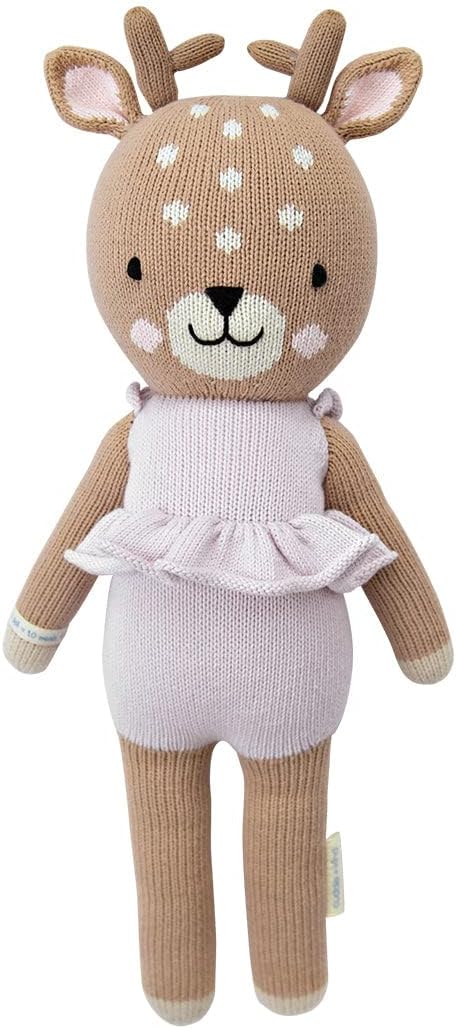 Cuddle Kind Violet The Fawn 13 Hand-Knit Doll