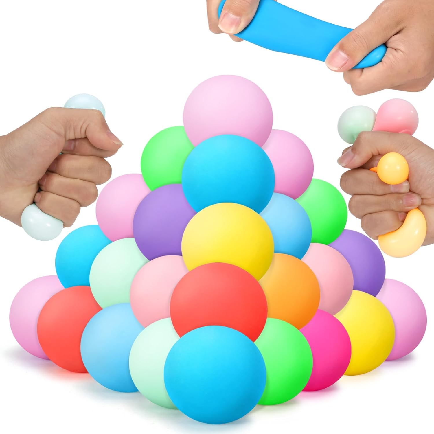 36Pcs Stress Balls Set for Adults and Kids