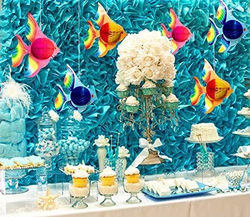 GuassLee 10pcs Tissue Fish Decorations 10 Inch