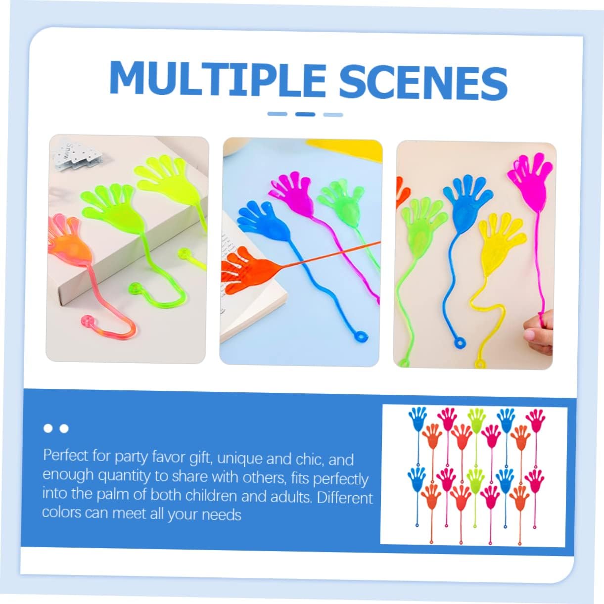 ERINGOGO 50pcs Stretchy Toys for Kids Party Favors