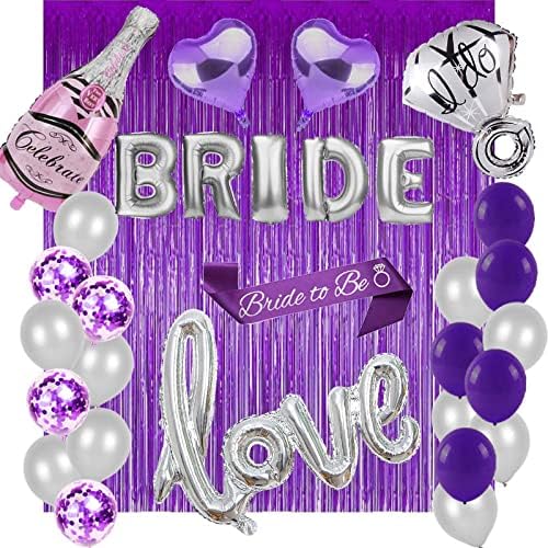 28pc Bachelorette Party Decor Kit with Balloons and Sash