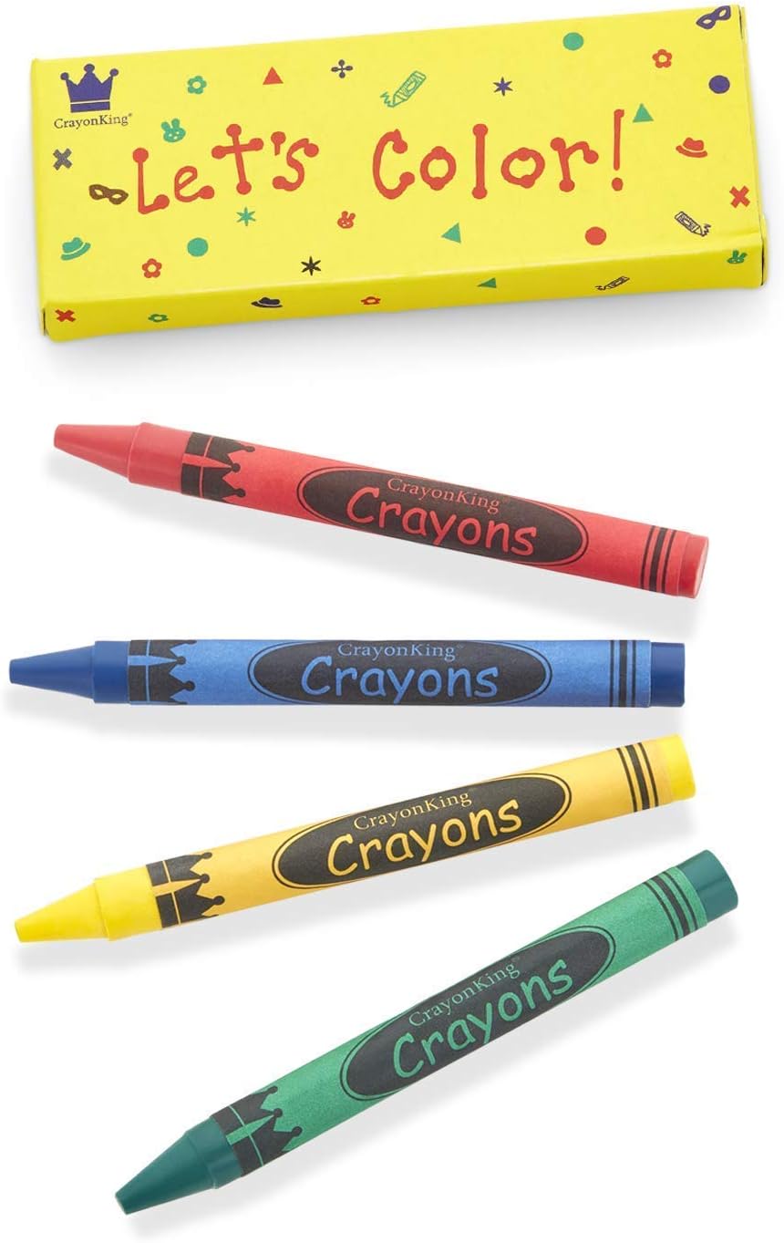 CrayonKing 150 Sets of 4-Packs Crayons Boxed