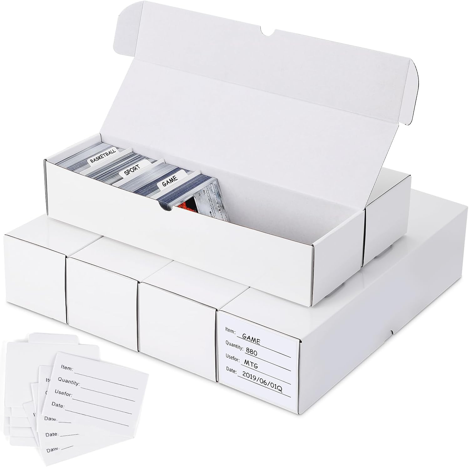 NEOACT Card Storage Box Set 6-Pack
