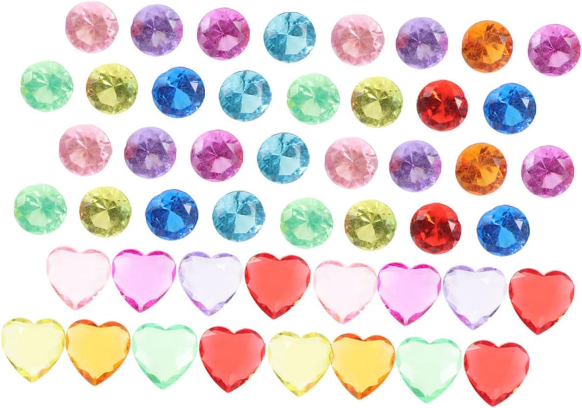 1 Set Plastic Gemstones for Decorations and Party Supplies