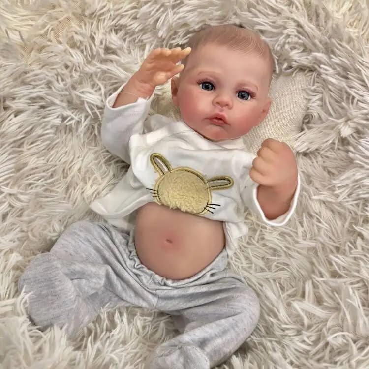 Realistic 18 Inch Reborn Baby Doll with Veins and Wrinkles