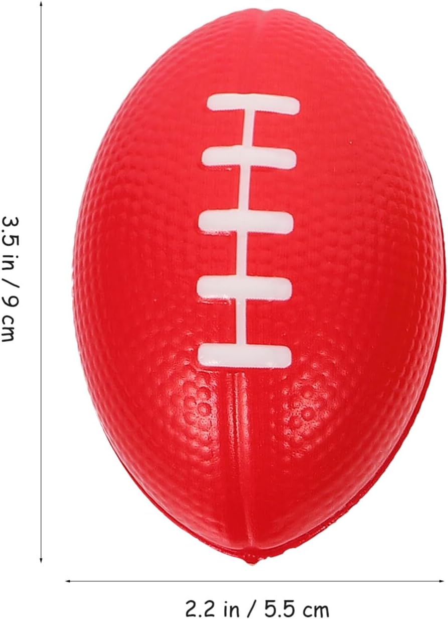 Didiseaon 6pcs Mini Rugby Football Stress Balls