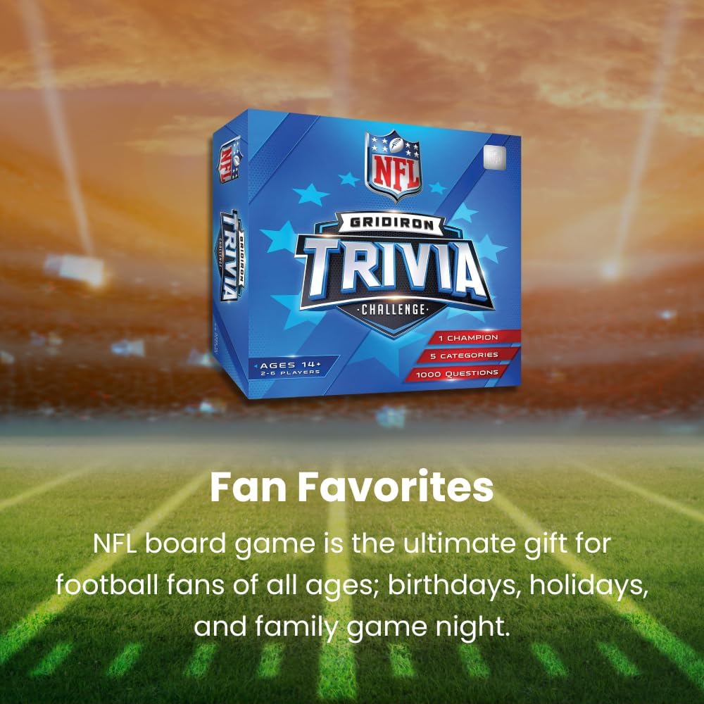 Masterpieces NFL Gridiron Trivia Challenge Board Game