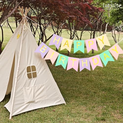 Letjolt Happy Birthday Banner Party Decorations