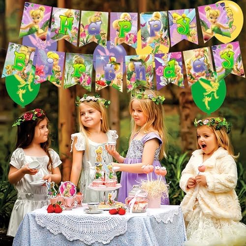 Tinkerbell Fairy Princess Birthday Party Decor Kit