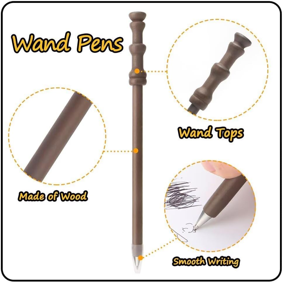 Col-Pary 24pcs Wand Broom Pencils Party Set