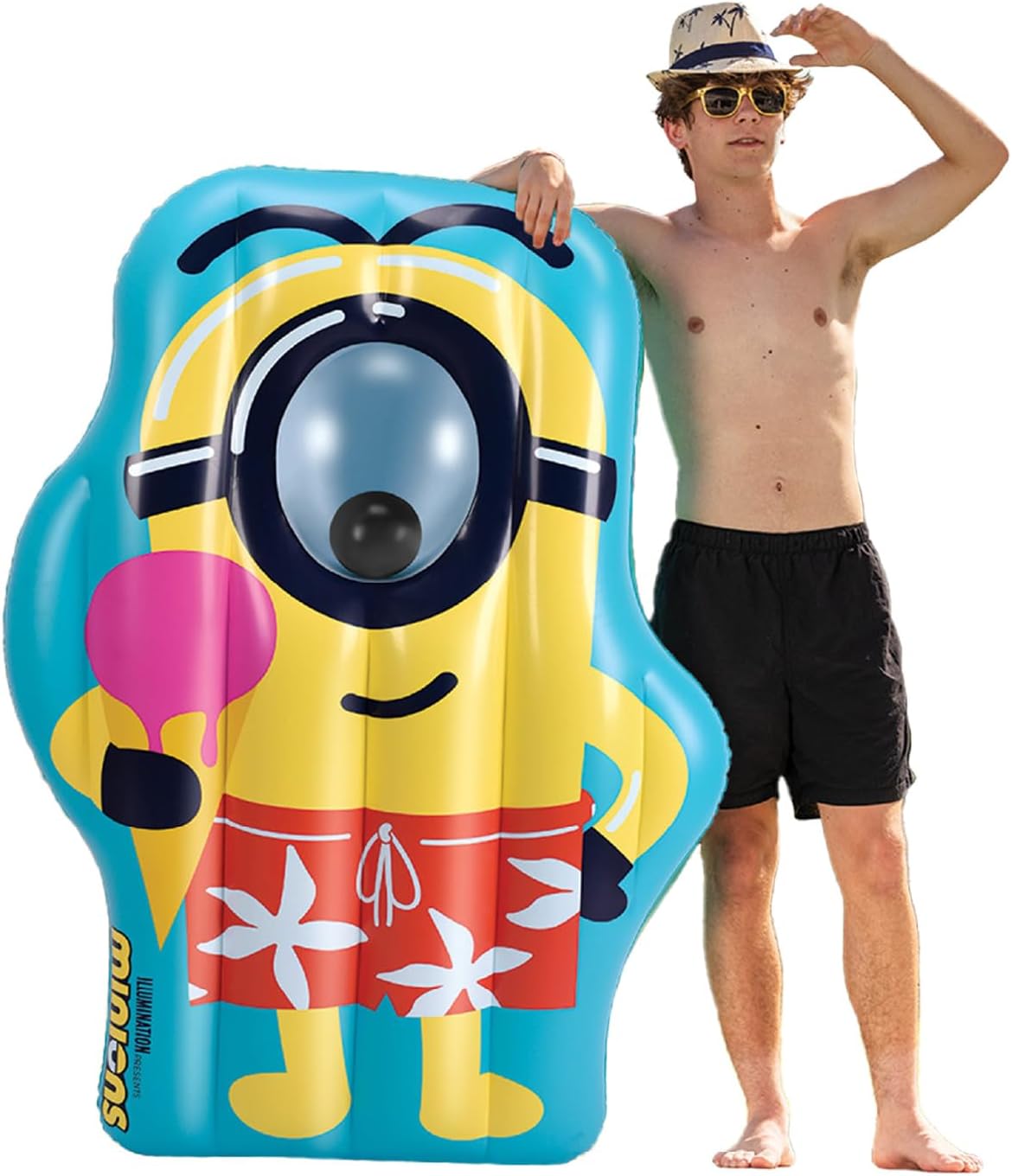 BigMouth Giant Minions Pool Raft - Summer Fun Water Toy