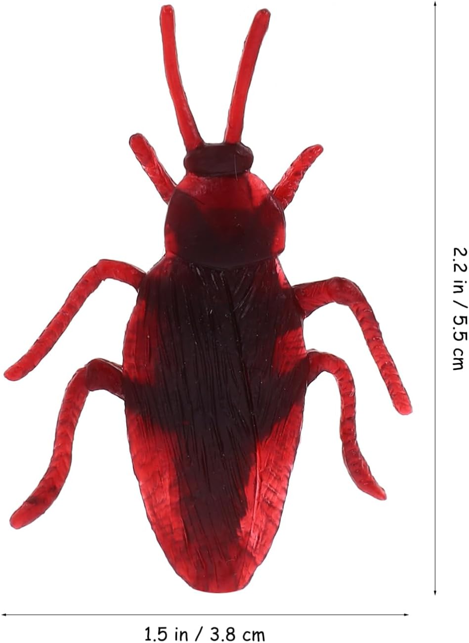 Totority Hyper-Realistic Bugs 44PCS Scary Prop Set