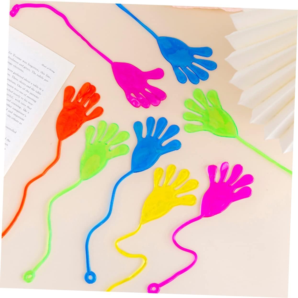 KICHOUSE 50pcs Stretchy Toys for Kids Fun Party Favor Gifts
