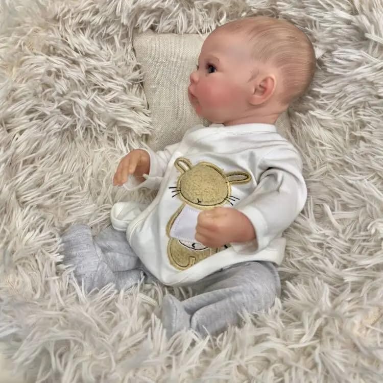 Realistic 18 Inch Reborn Baby Doll with Veins and Wrinkles