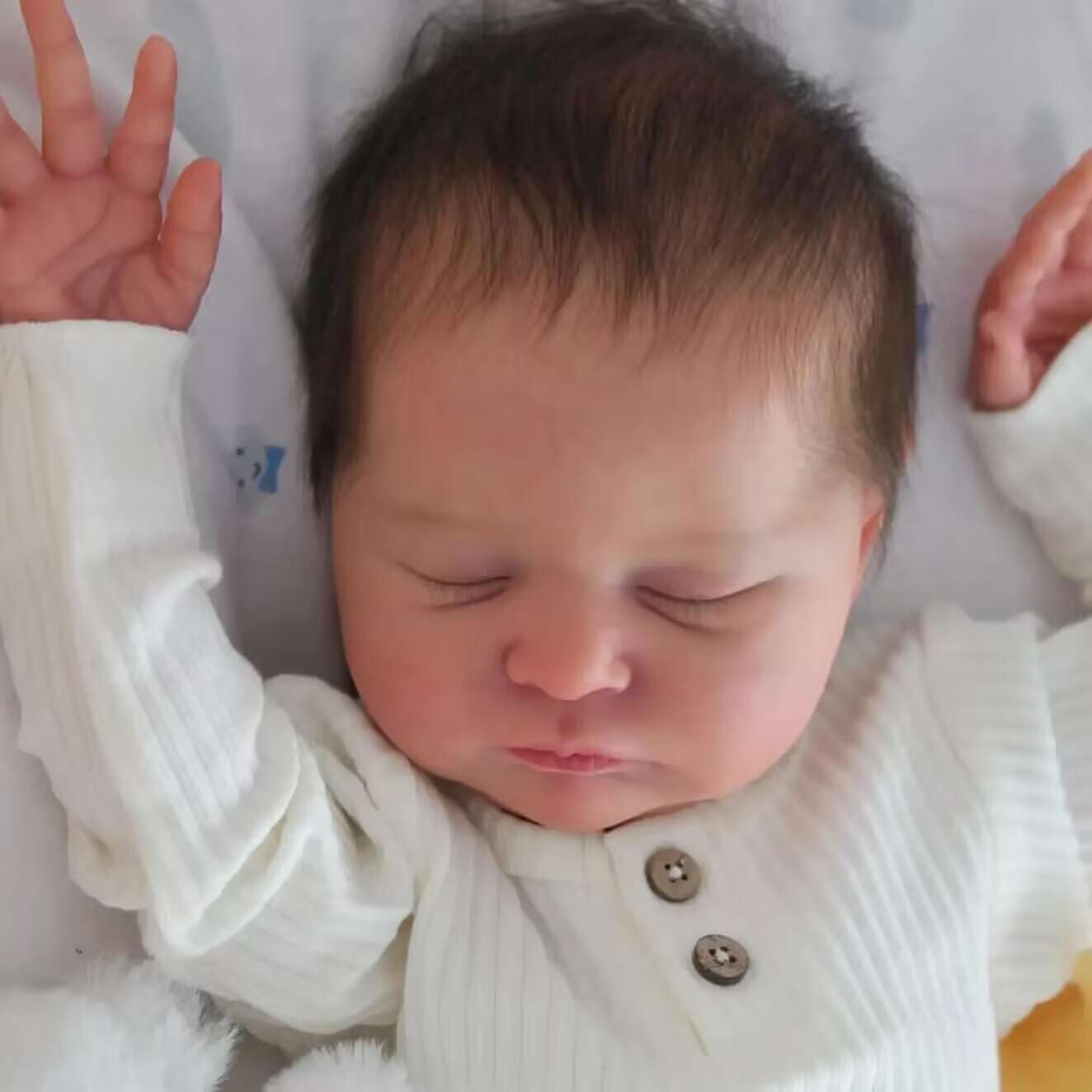 RXDOLL 20 Inch Realistic Reborn Baby Girl Doll