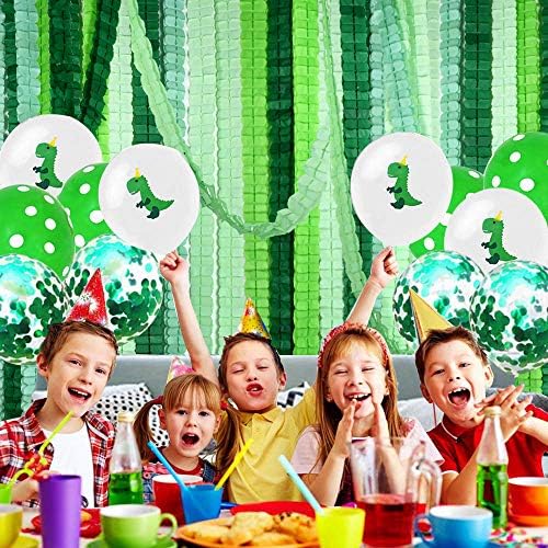 BEISHIDA 12PCS Four Leaf Clover Garland 120ft Green Party Decor