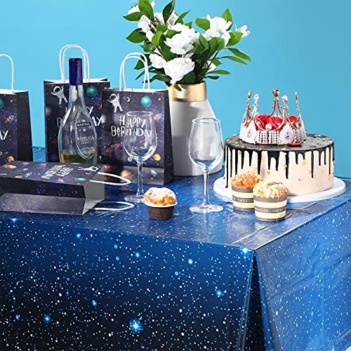 Tatuo Space Tablecloth Starry Night Decor 54x108 Inch 2Pcs