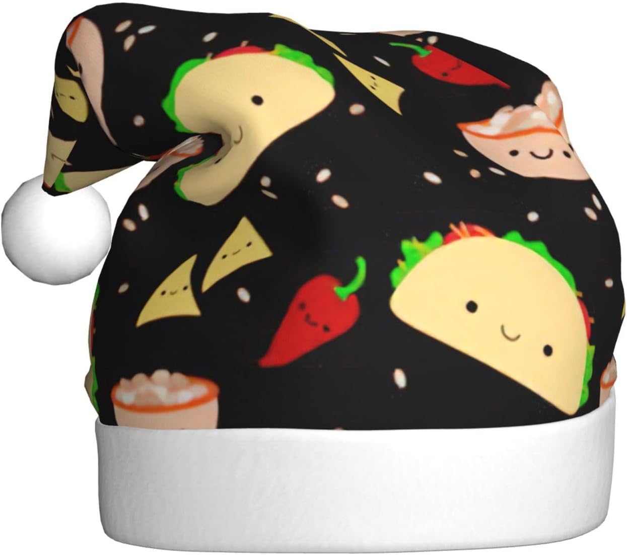 QINZHENG Personalized Santa Hat Christmas Party Fun Headwear for Women