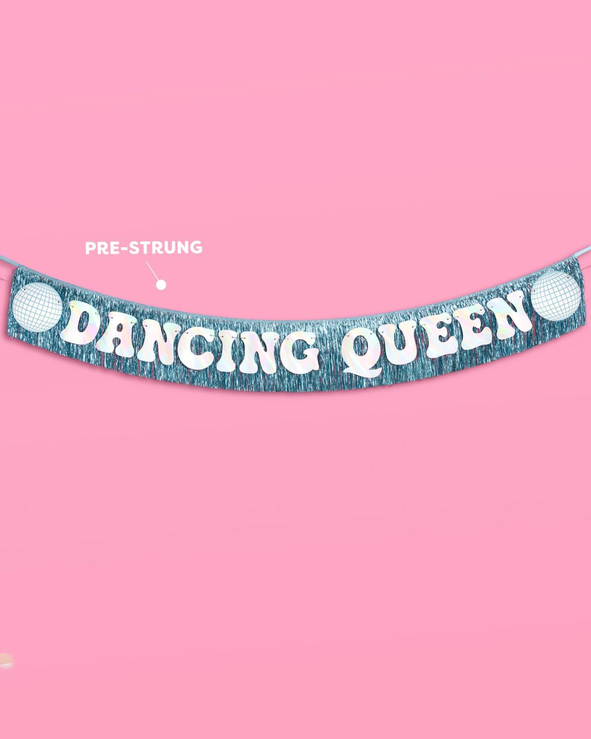Xo Fetti Dancing Queen Fringe Banner - 5 Ft