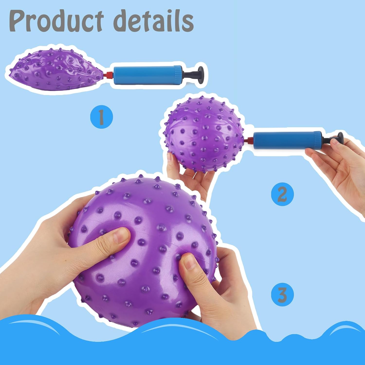 LOVEINUSA 8PCS Bounce Balls for Kids Party Favors