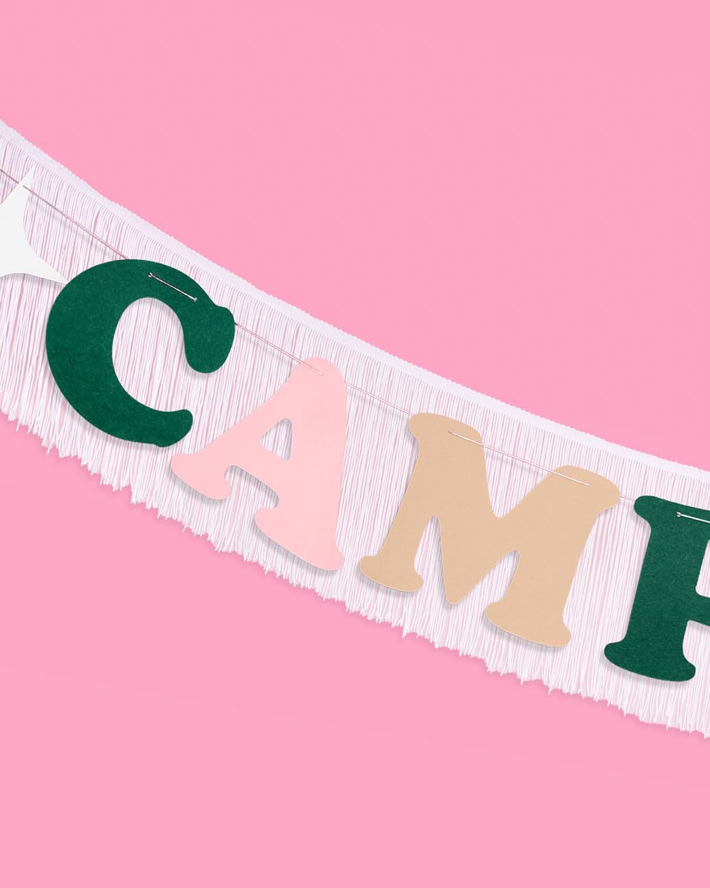 Xo Fetti Camp Bride Fringe Banner - 5 Ft