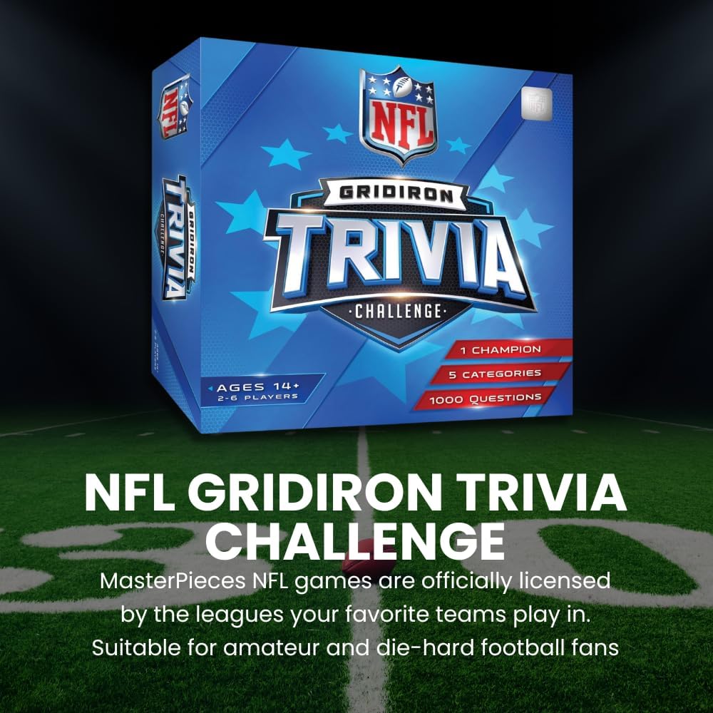 Masterpieces NFL Gridiron Trivia Challenge Board Game