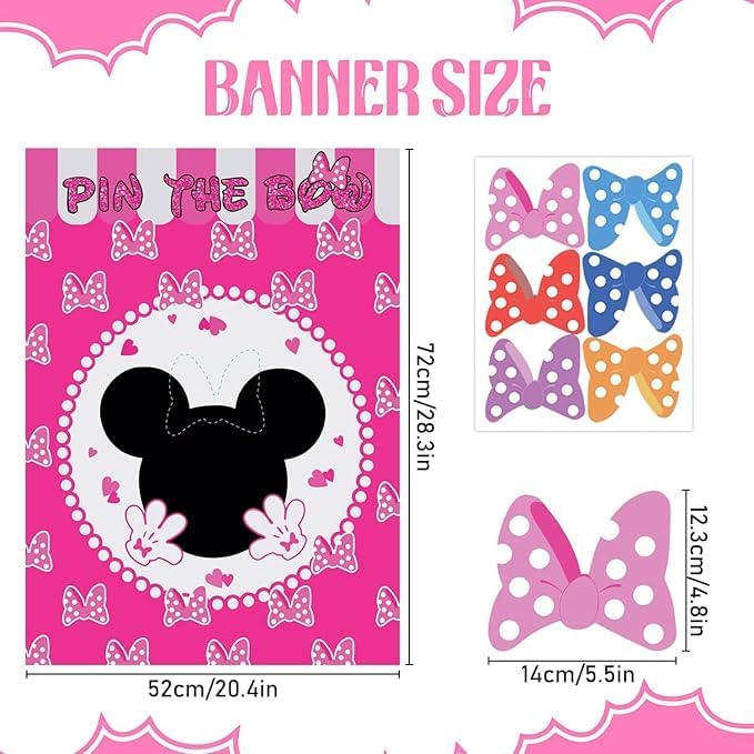 Cute Cartoon Mouse Party Decoration Set