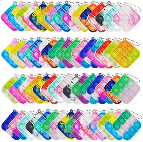 120 Pcs Mini Pop Bubble Fidget Toys Set
