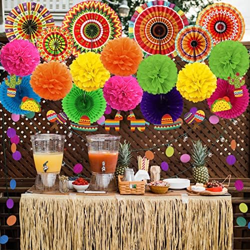 Zerodeco Fiesta Mexican Party Decorations 21 Pcs