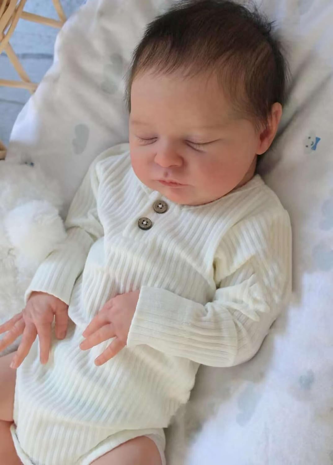 RXDOLL 20 Inch Realistic Reborn Baby Girl Doll