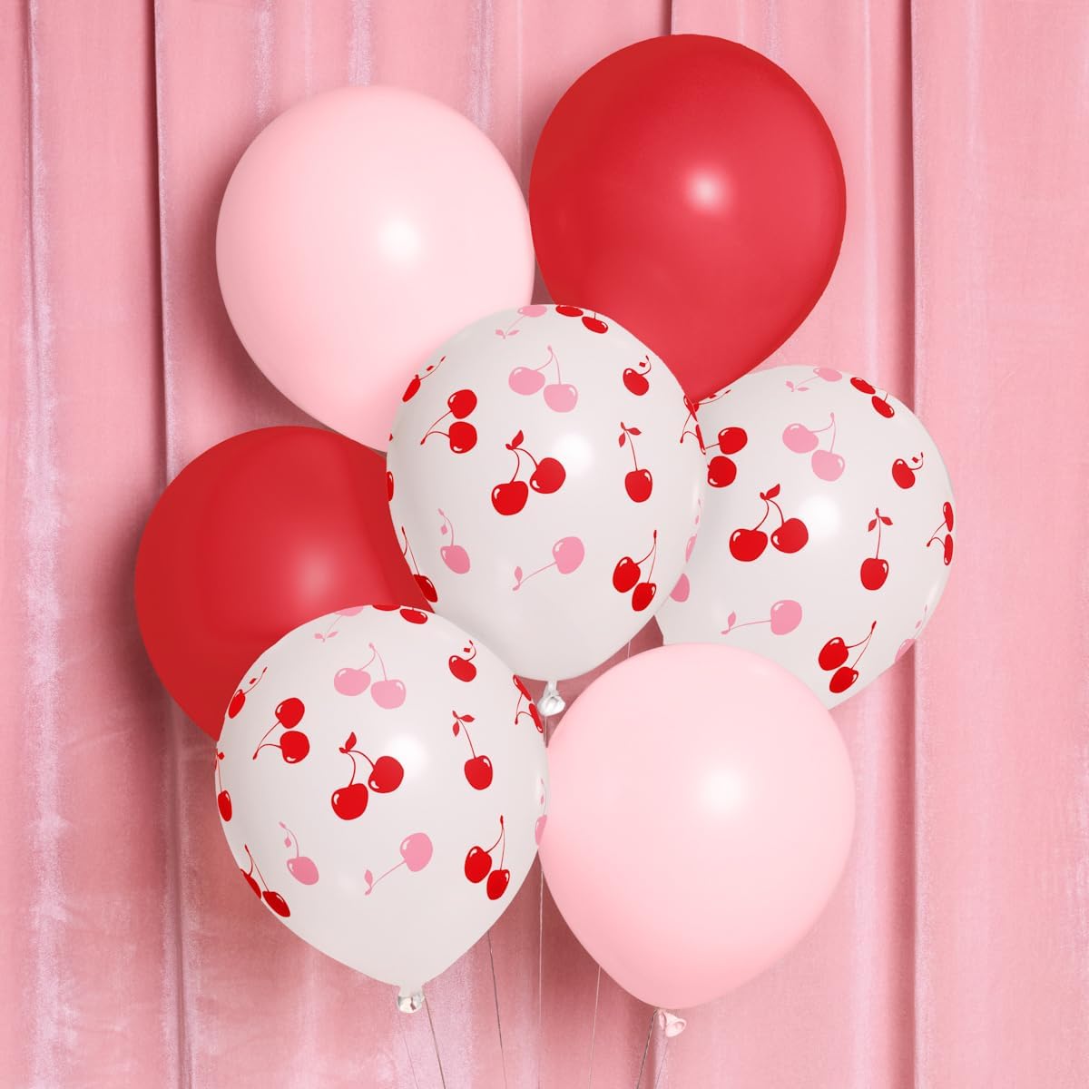 Xo Fetti Red Pink Cherry Balloons 24 pk 12