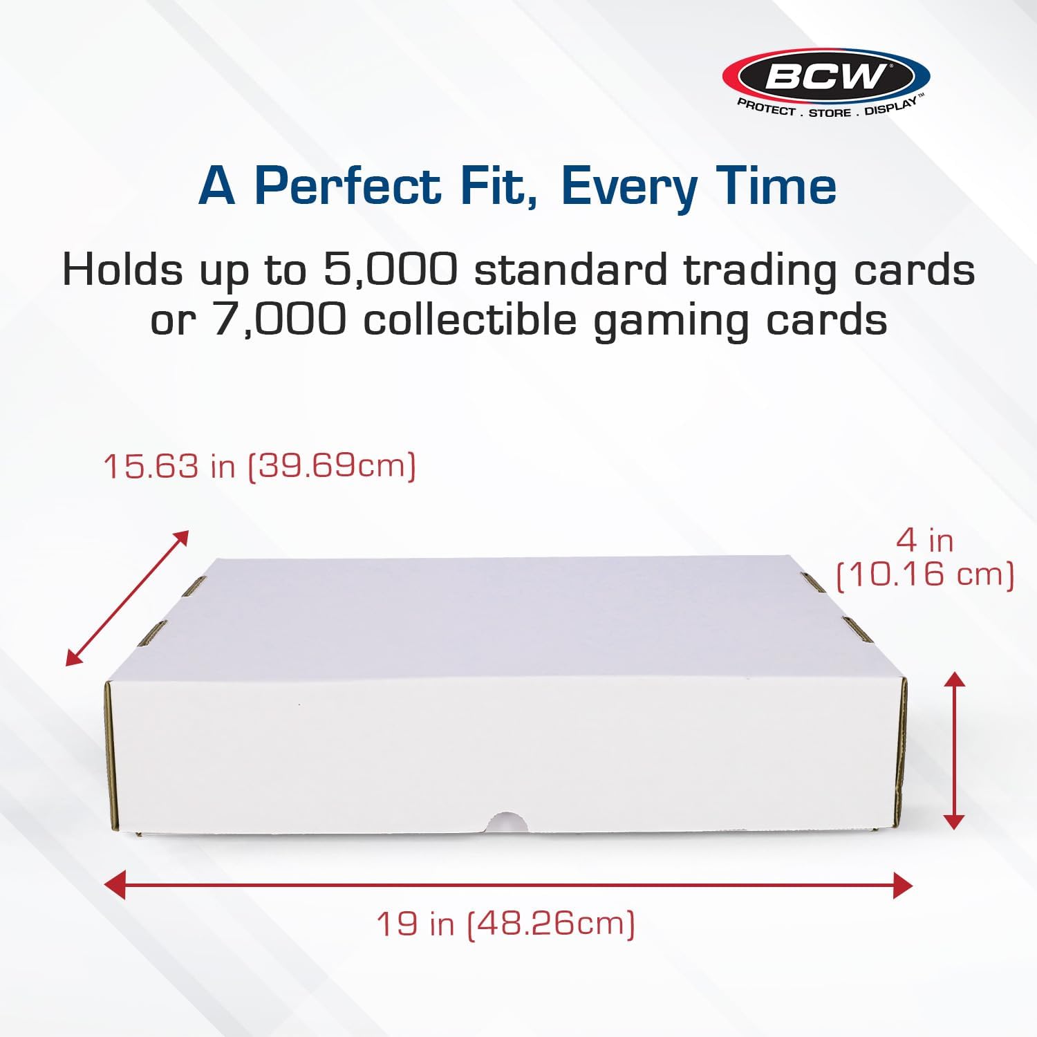 BCW 5000ct Trading Card Storage Boxes 5 Pack