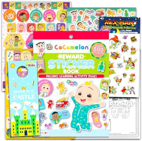 Cocomelon Potty Training Sticker Book for Toddlers