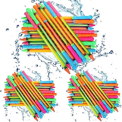 Wettarn 48 Pcs Crayon Water Guns for Summer Fun