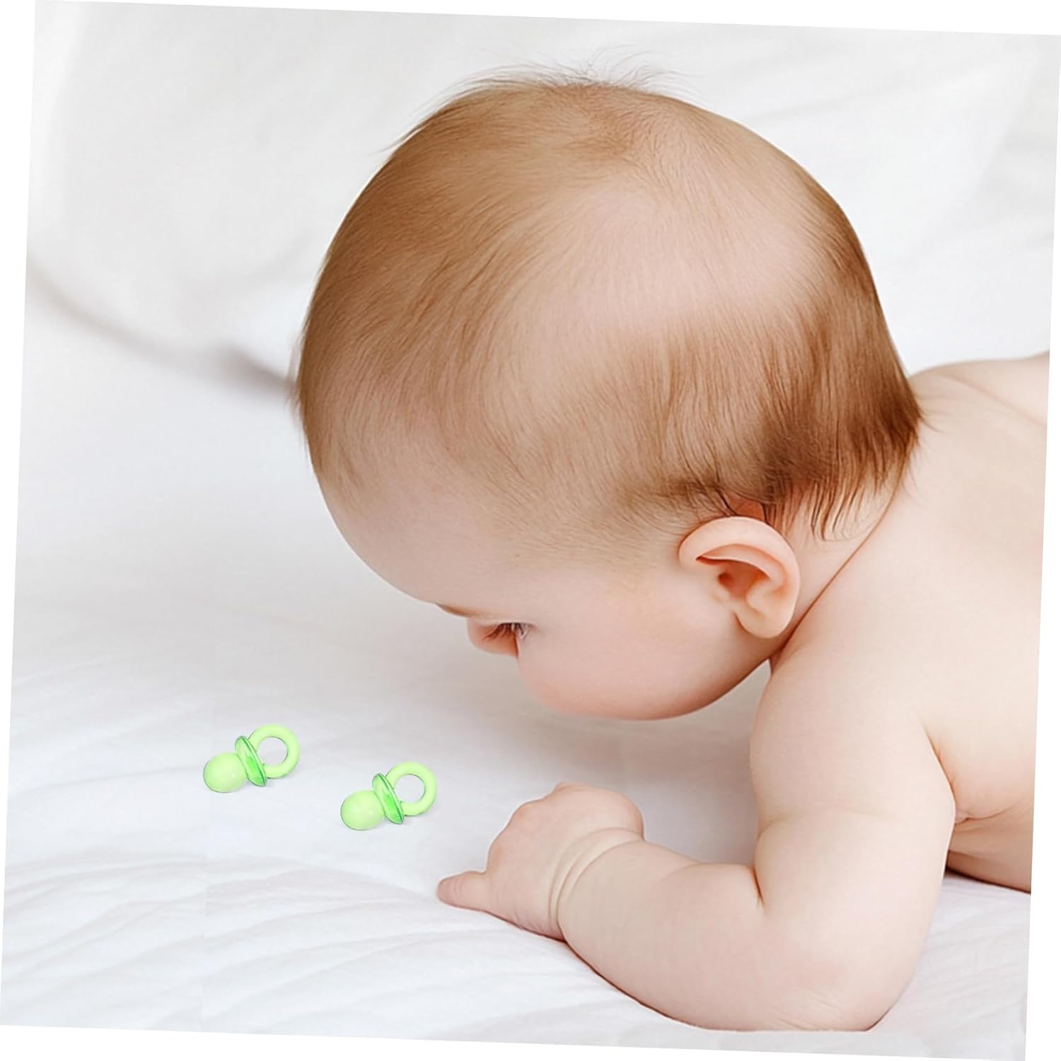 UPKOCH 2 Pack Mini Pacifier Decor Prank Shower Favors