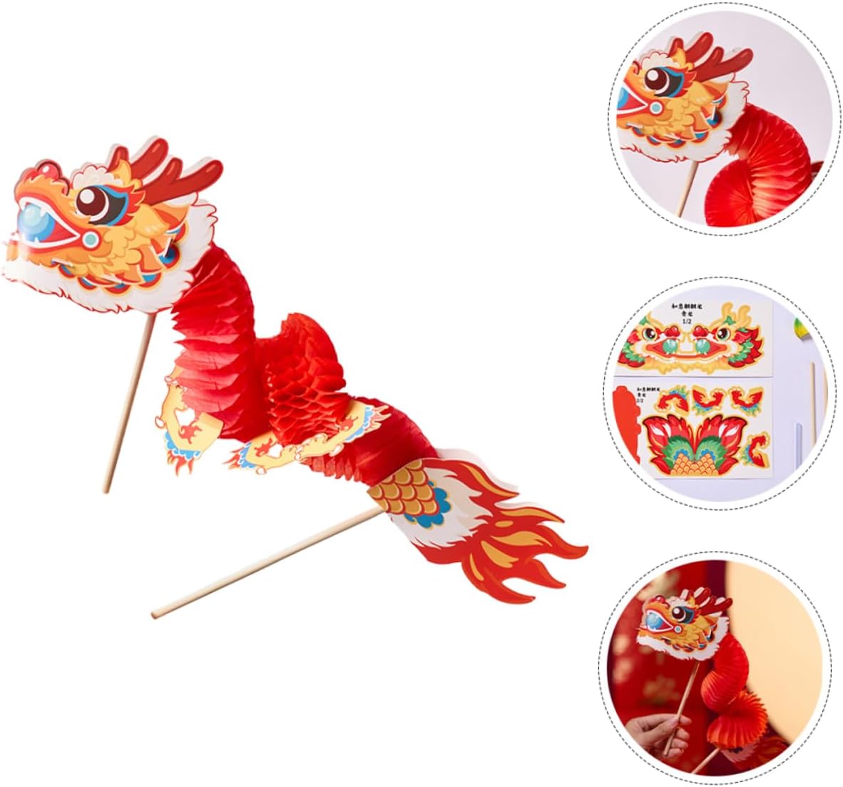BCOATH Chinese Dragon DIY Craft Kit for Kids
