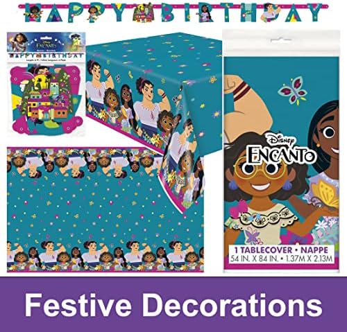 Encanto Themed Birthday Party Supplies for 16 Kids