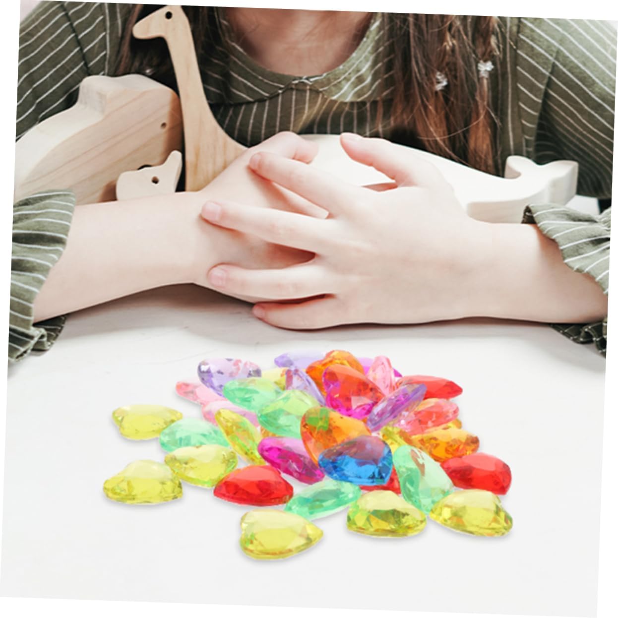 Princess Castle Treasure Chest Plastic Gem Set for Kids