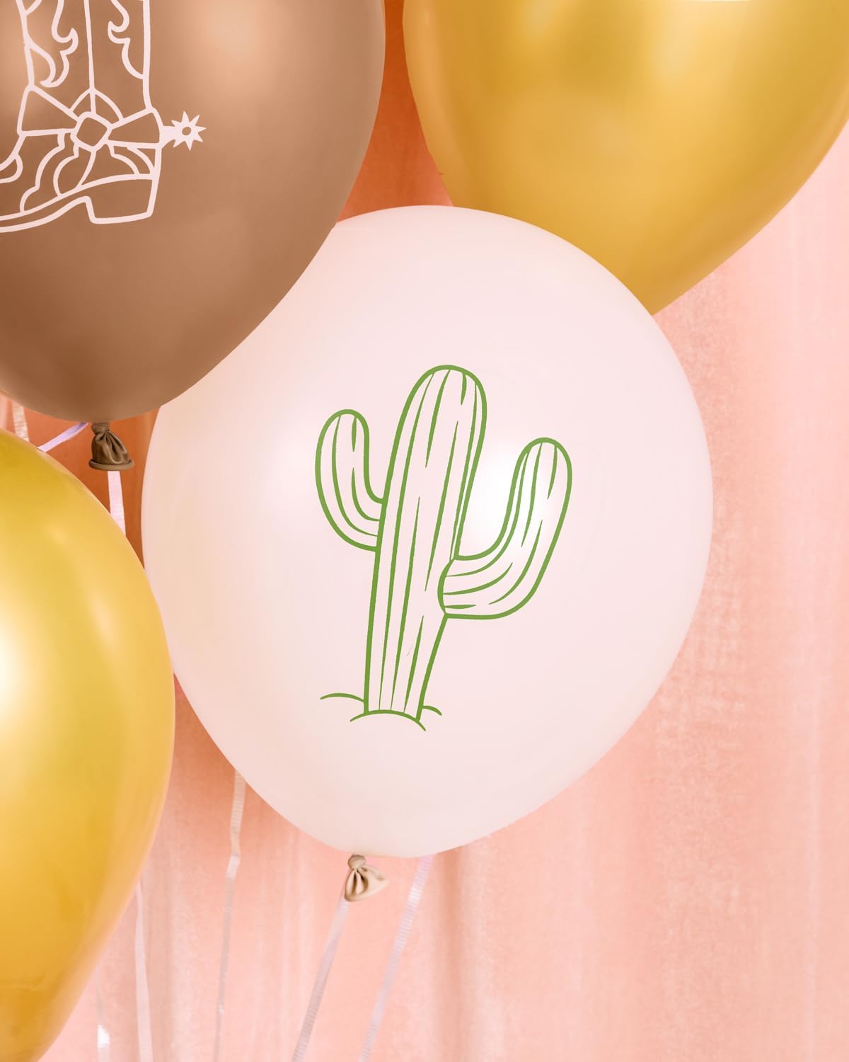 Xo Fetti Western Balloons 25pk 12 Inch Party Decor