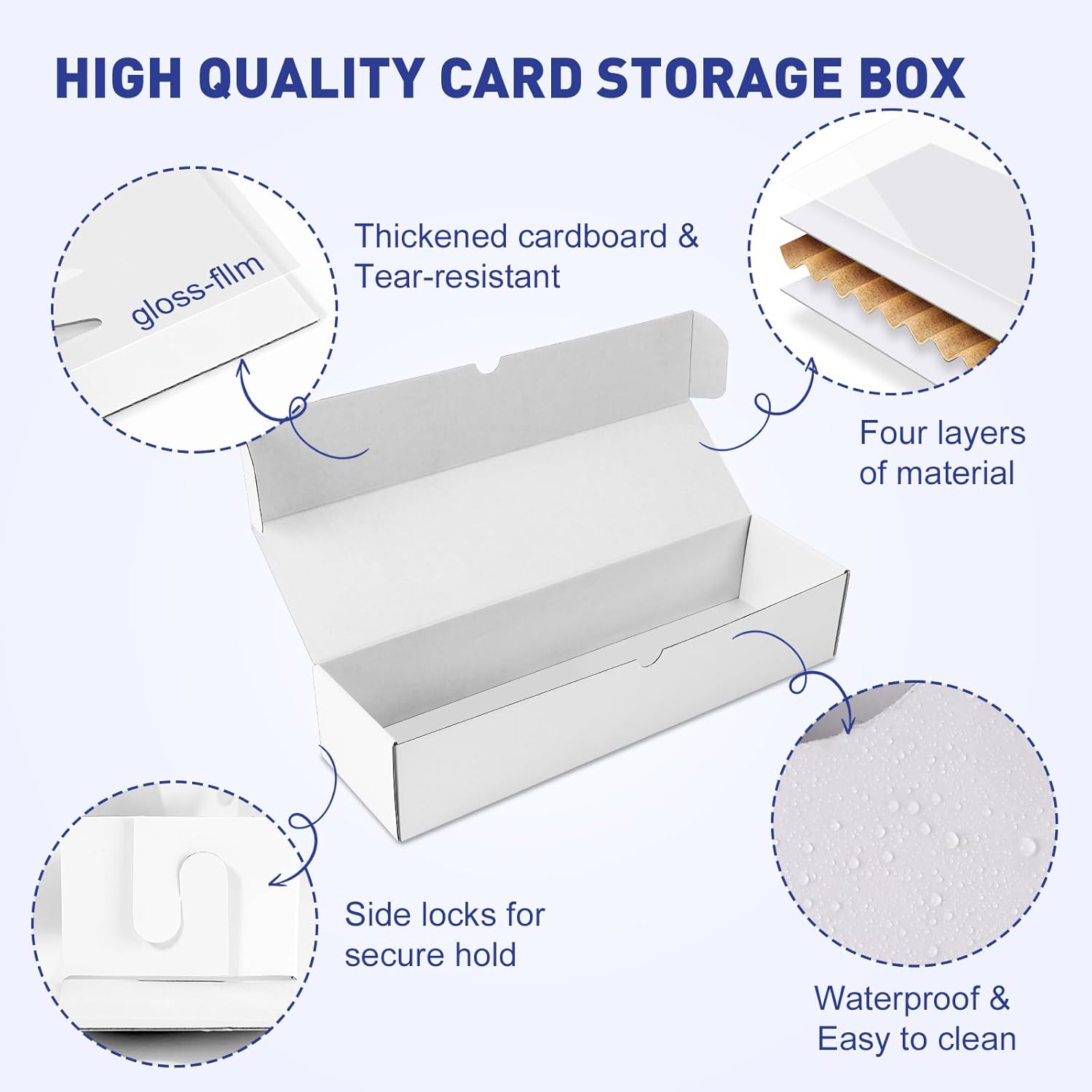 NEOACT Card Storage Box Set 6-Pack
