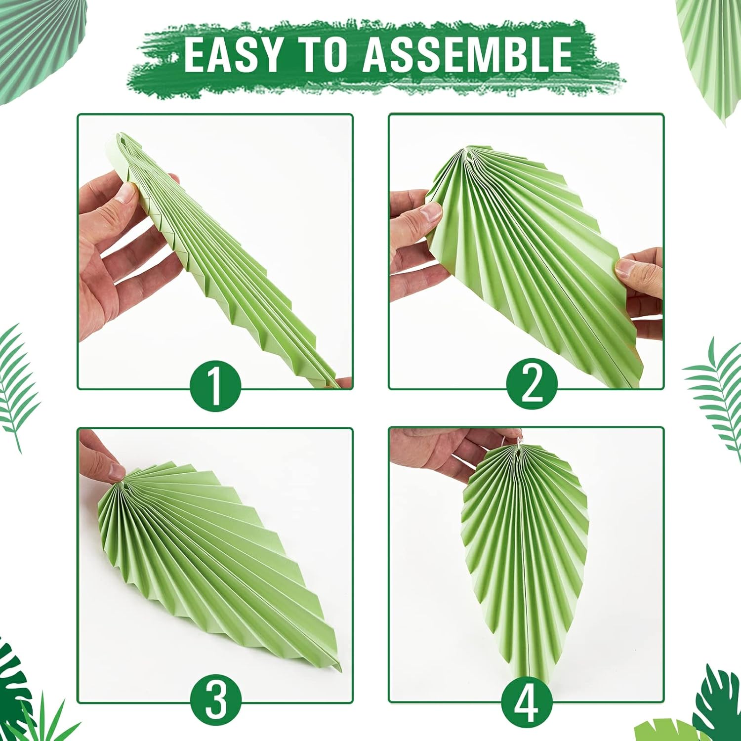 Easy Joy Paper Leaves Wall Decor Set of 9
