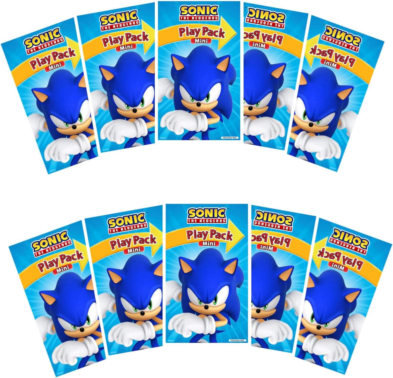 Bendon Sonic the Hedgehog Play Packs 10 Pack