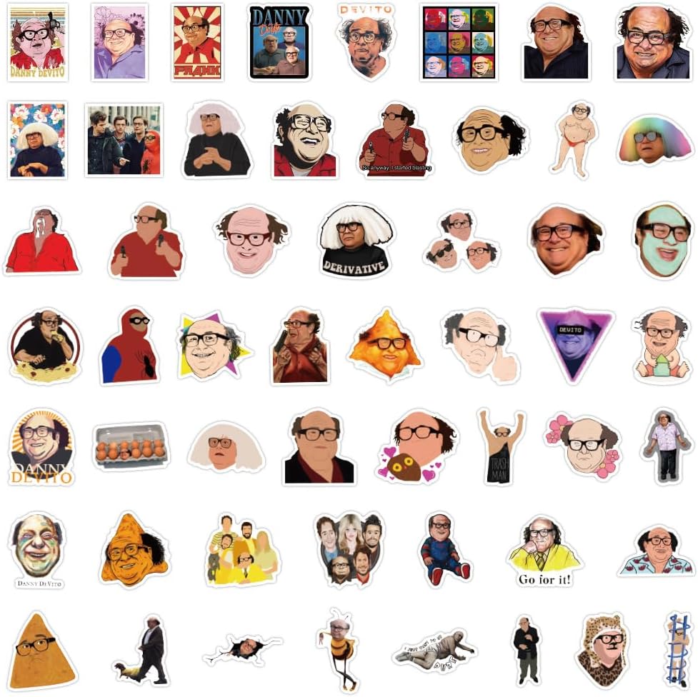 CHVISO Danny Devito Sticker Pack 53 PCS
